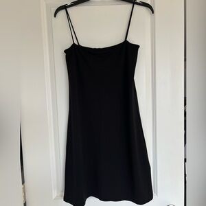 H&M Elegant Black Spaghetti Strap Mini Dress (Size small)